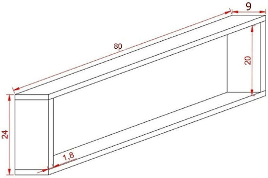 Raft 80x9x24cm Maro Raft 80x9x24cm Maro