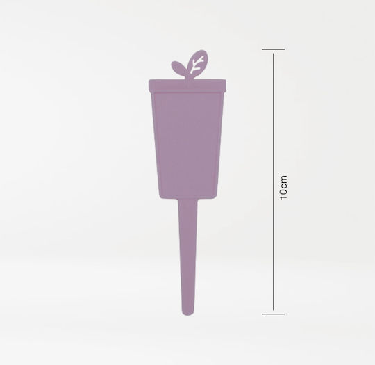 Plastic Plant Label Spike 10cm 6 Colors Head Dimensions 3x5cm Purple