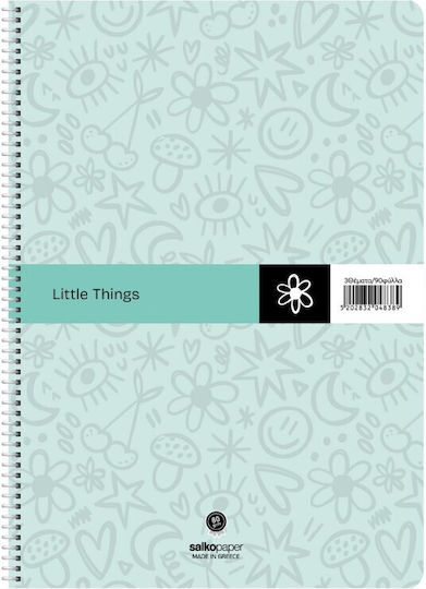 Salko Paper Spiral Ruled Notebook A4 30 Paper Sheets