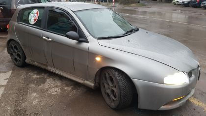 Heko Satz Windabweiser Vordere Dark Fime für Alfa Romeo Alfa 147 3D 2001 2Stück
