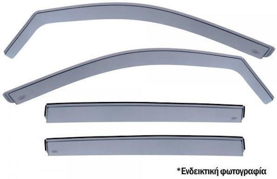 DGA Set deflectoare de vânt Dark Fime pentru Volkswagen Magazin online de golf 2013+ 4buc