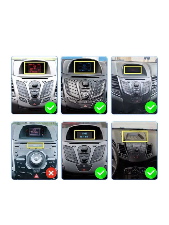 Carmedia Car Audio System for Ford Fiesta 2008-2018 Bluetooth USB WiFi GPS Apple CarPlay Android Auto with 9" Touch Screen