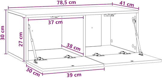 TV-Ständer Braune M78.5xTiefe41xHöhe30cm
