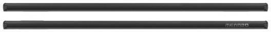 Menabo Aluminum Car Roof Bars Delta M Black 123 Cm Roof Rack Set Black Color Protective End Caps Simple Roof-2 Pieces 12500/mb 12500/mb