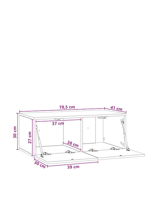 TV-Ständer Braune M78.5xT31xH30cm