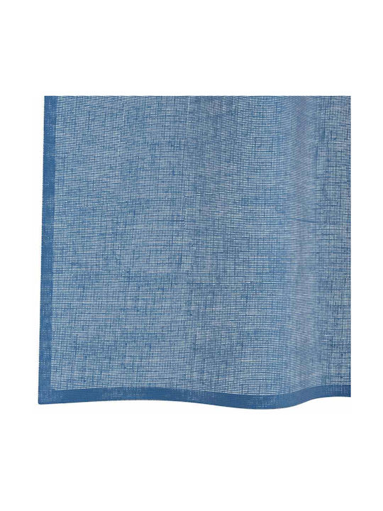 vidaXL Set Curtains Window With Tab Tops Royal Blue 140x140cm