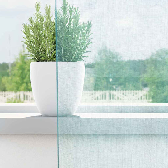 vidaXL Комплект Пердета И Завеси С Презрамки Voile Тюркоазени 140x245см