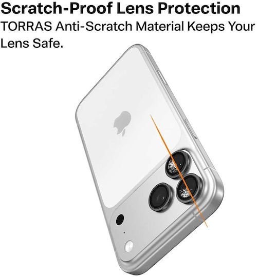 Torras Προστασία Κάμερας Μεμβράνη Μπλε για το Iphone 17 Pro / Iphone 17 Pro Max