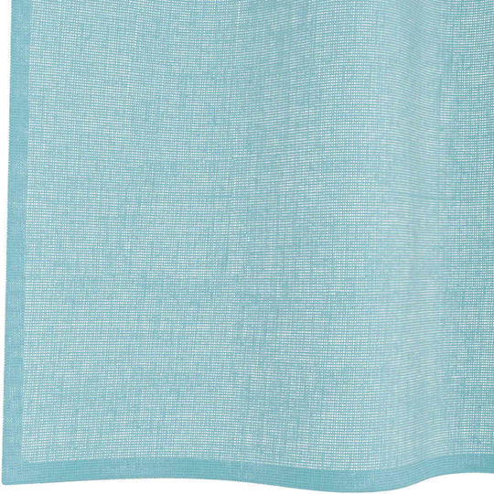 vidaXL Set Curtains Window With Tab Tops Turquoise 140x175cm