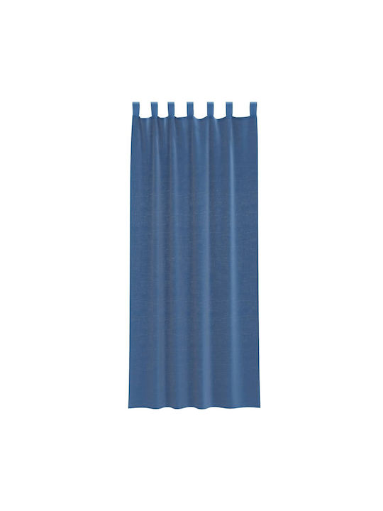 vidaXL Set Curtains with Tab Tops Royal Blue 140x260cm