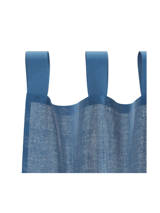 vidaXL Set Curtains with Tab Tops Royal Blue 140x260cm
