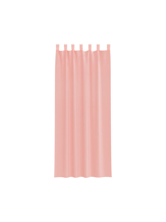 vidaXL Set Curtains with Tab Tops Pink 140x260cm