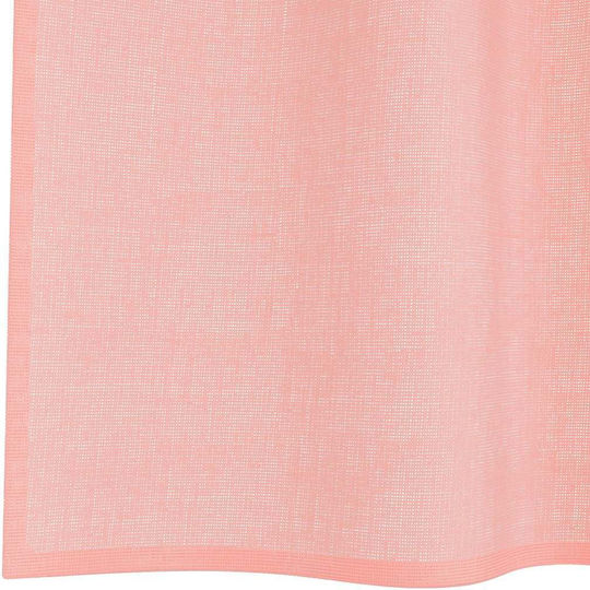 vidaXL Set Curtains with Tab Top Voile Pink 140x260cm