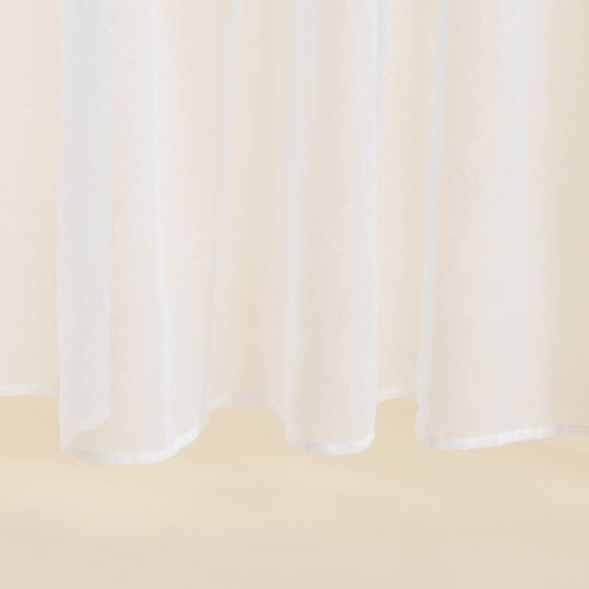 Premier Vorhang mit Bleistiftfalten Valeria Weiß 270x300cm