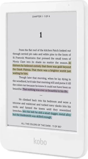 Kobo Clara Colour 6" (16GB) Λευκό