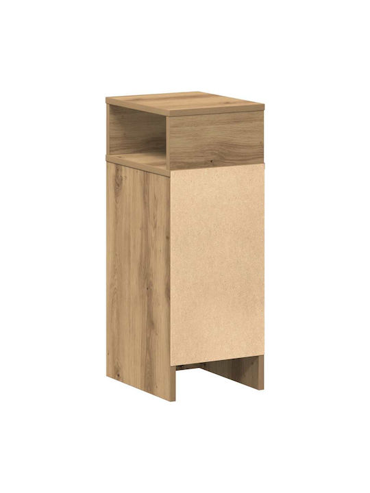 Wooden Brown Bedside Table 25x31x66cm