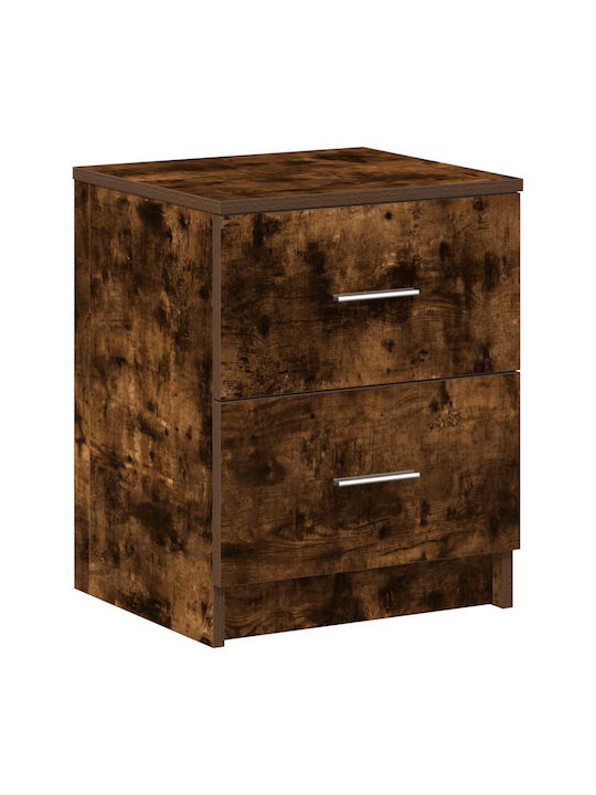 Wooden Brown Bedside Tables 2 Pieces 40x36x50cm