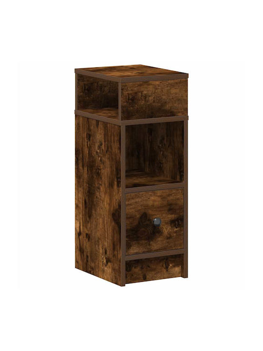 Wooden Brown Bedside Tables 2 Pieces 25x31x66cm