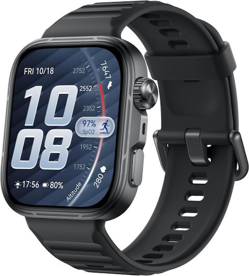 Huawei Watch Fit 5 Pro Titanium 44mm Αδιάβροχο με Παλμογράφο (Μαύρο)