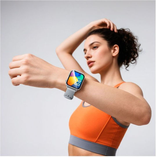Borofone Bd15 Smartwatch (Silver)