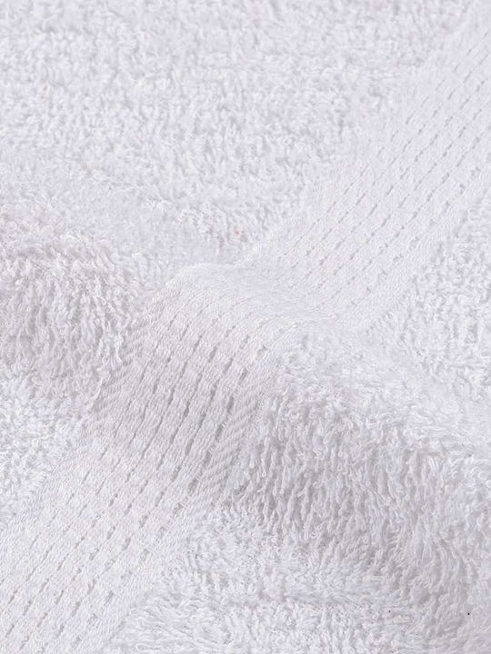 vidaXL Bath Towel Set 4pcs 30x50cm White