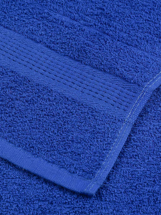 vidaXL Πετσέτα Χεριών Μπλε 2τμχ Βάρους 360gr/m²