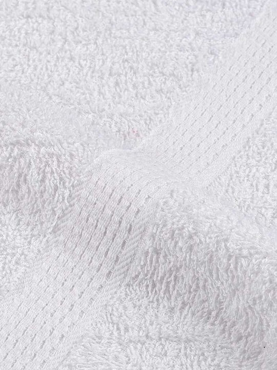 vidaXL Bath Towels Set 2 pcs White Weight 360gsm