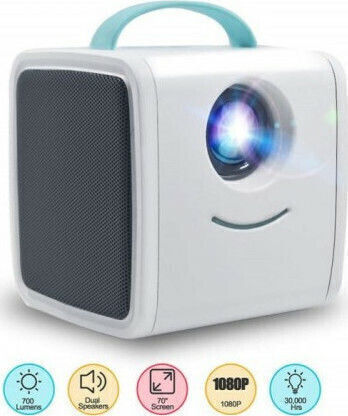 SPV Мини Проектор LCD Лампа LED с Вградени Говорители SPV-0LO-0NFC