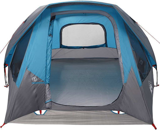 vidaXL Σκηνή Camping Pop Up Μπλε για 4 Άτομα