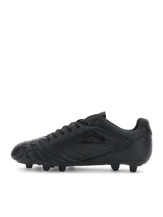 Lotto Stadio 705 Football Shoes with Cleats FG Black