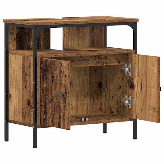 vidaXL Bench Without Sink L60xW30xH60cm Old Wood