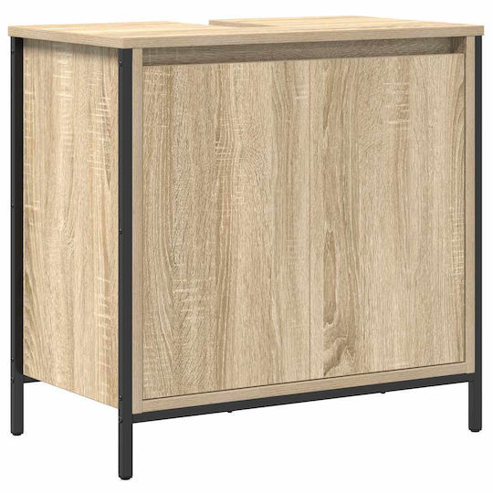 vidaXL Bathroom Vanity Unit Without Sink M60xD34.5xH60cm Sonoma Oak