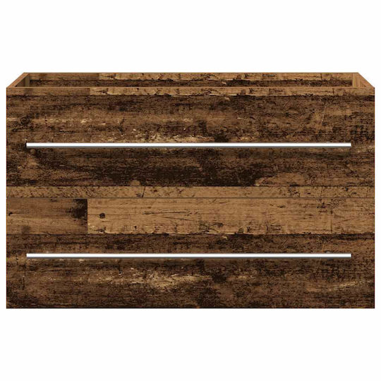 vidaXL Bench Without Sink M80xD38.5xH48cm Old Wood