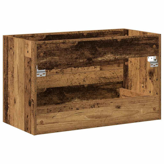 vidaXL Bench Without Sink M80xD38.5xH48cm Old Wood