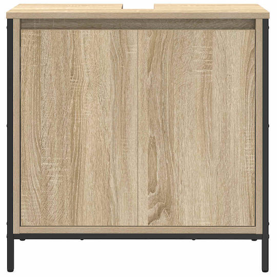vidaXL Bathroom Vanity Unit Without Sink M60xD34.5xH60cm Sonoma Oak