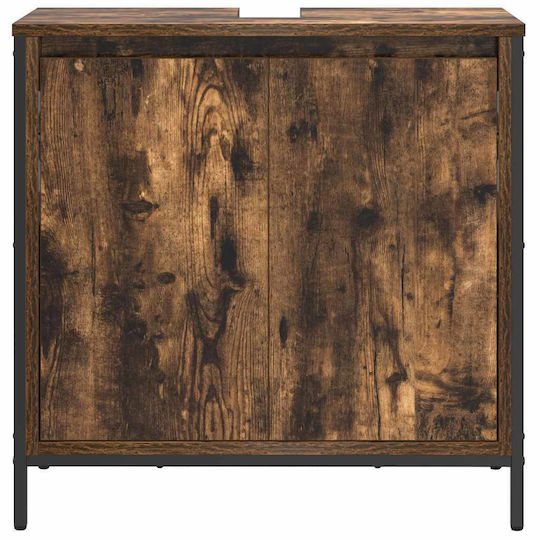 vidaXL Bathroom Vanity Unit Without Sink M60xD34.5xH60cm Smoked Oak