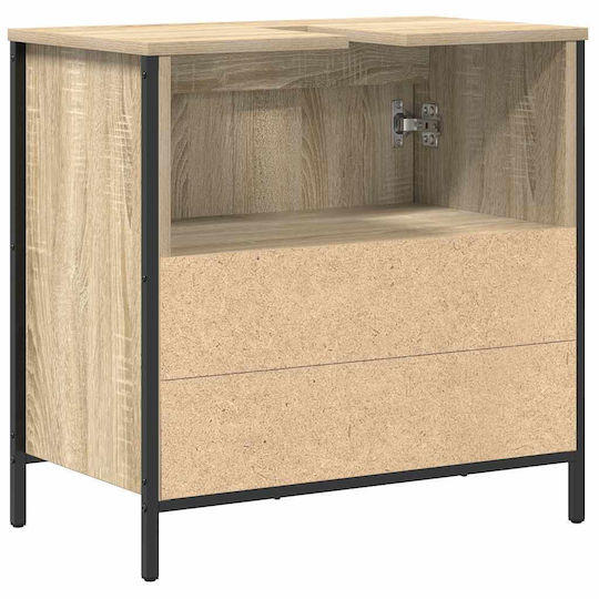 vidaXL Bathroom Vanity Unit Without Sink M60xD34.5xH60cm Sonoma Oak