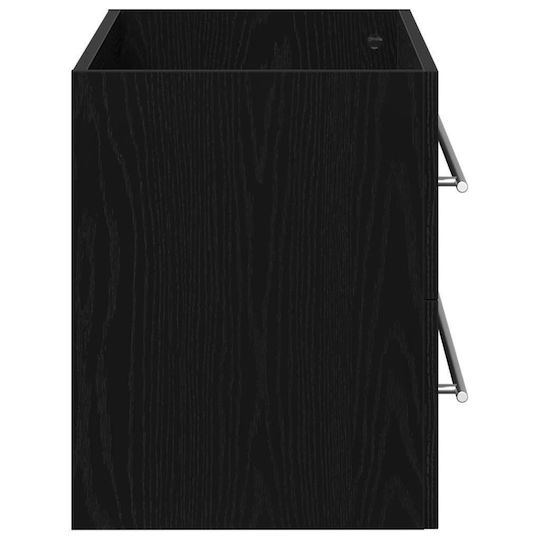vidaXL Pangă Fără Lavoar M100xA38.5xÎ48cm Stejar Negru