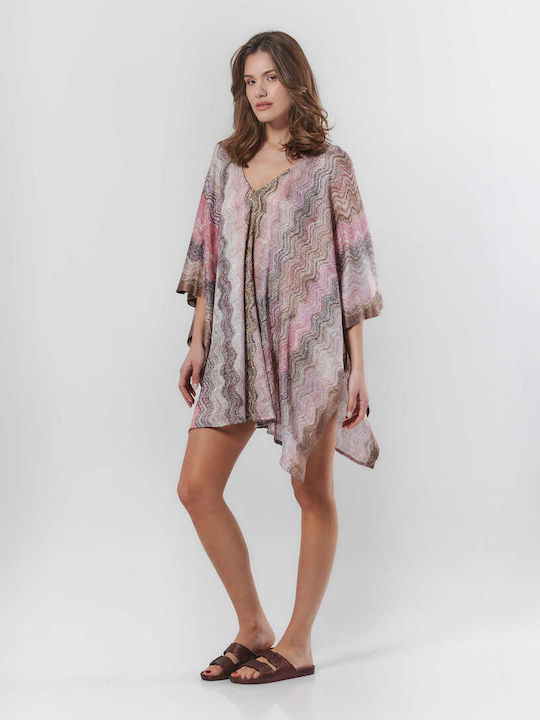 Amor Sports Pink Beachwear Caftan