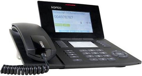 Agfeo Verkabelt IP-Telefon in Schwarz