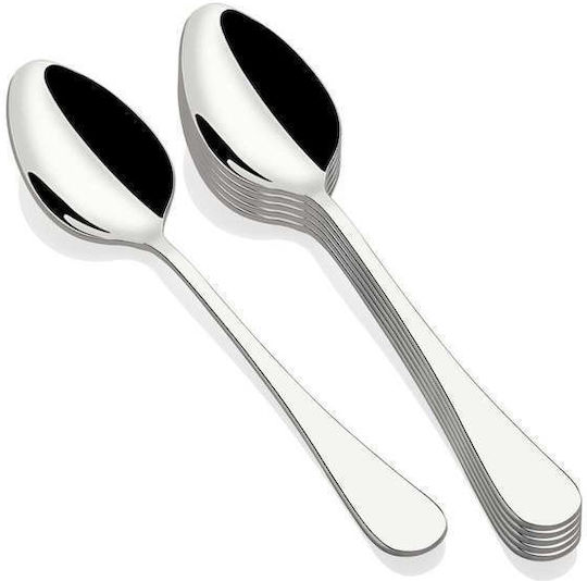 SteweHome Set Löffel Abendessen Rostfreier Stahl Silber 6 Stück