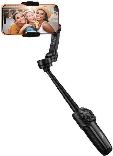 Hoco K91 Mobile Gimbal with 3-Axis Stabilizer and 5 Hours Operation Black