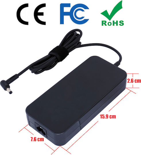 Asus Laptop Charger 150W 20V 7.5A for Asus with Detachable Power Cord