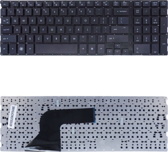 HP Laptop-Tastatur Für Probook 4510S 4515S Ohne Rahmen Und Englisch (US) Tastatursprache In Schwarz Farbe 516884-231