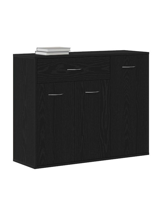 Wooden Sideboard Schwarze Eiche 88x30x70cm