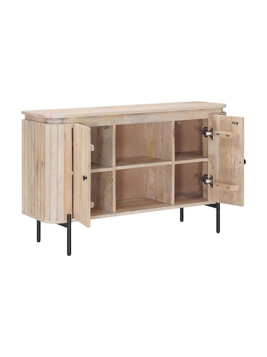 Wooden Sideboard Beige 105x30x65cm