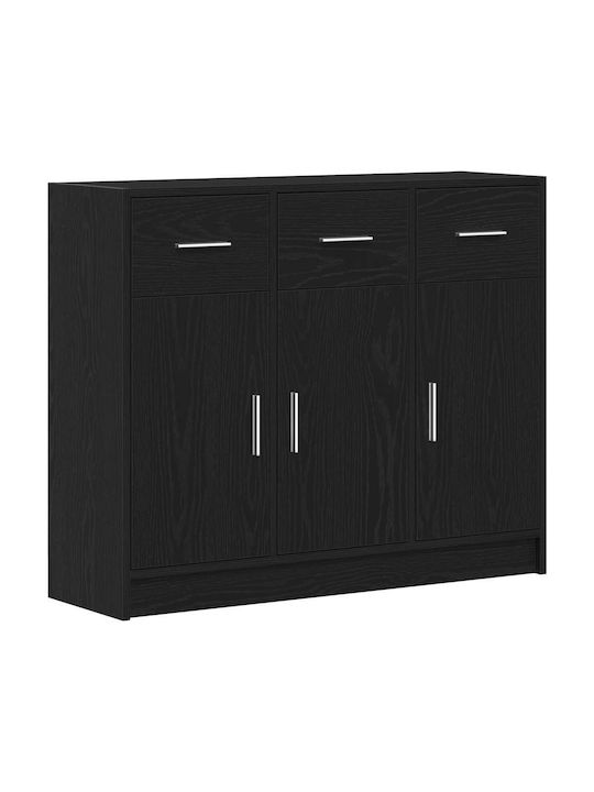 Bufet Din Lemn Stejar Negru 91x28x75cm