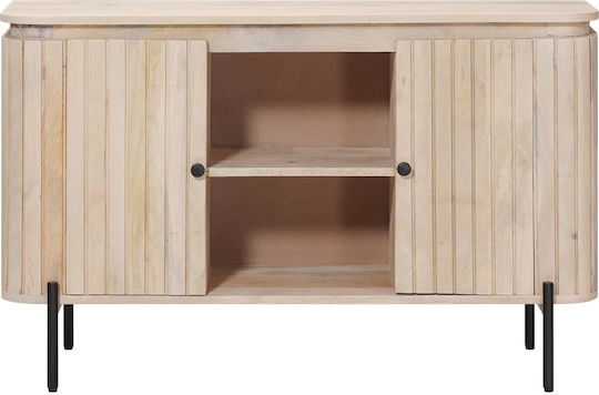 Μπουφές Ξύλινος Μπεζ 105x30x65cm