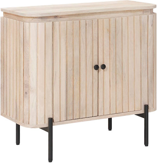 Μπουφές από Μασίφ Ξύλο Μπεζ 70x30x65cm