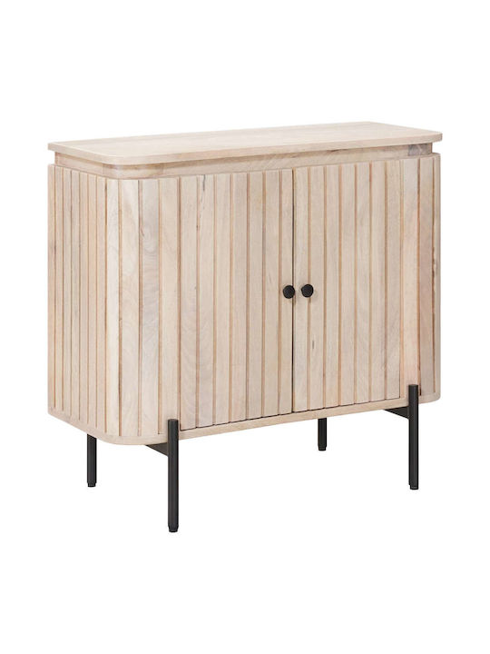 Μπουφές από Μασίφ Ξύλο Μπεζ 70x30x65cm